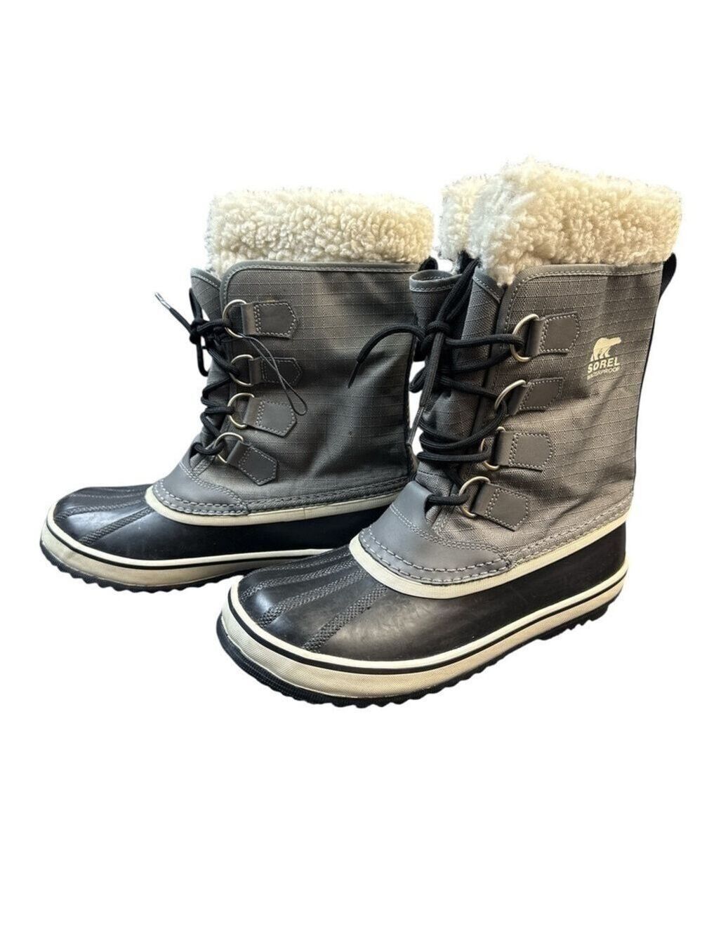 Sorel Women's Winter Carnival Snow Boots Gray Size 7. Waterproof - Picture 6 of 10
